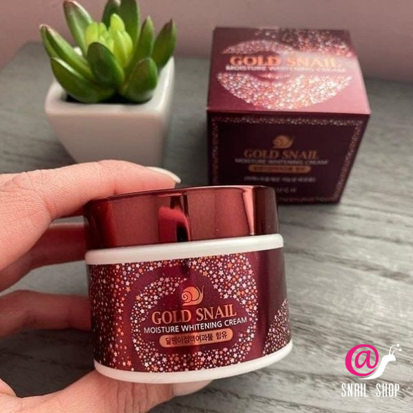 ENOUGH Крем увлажняющий с экстрактом золота и улитки GOLD SNAIL MOISTURE WHITENING CREAM