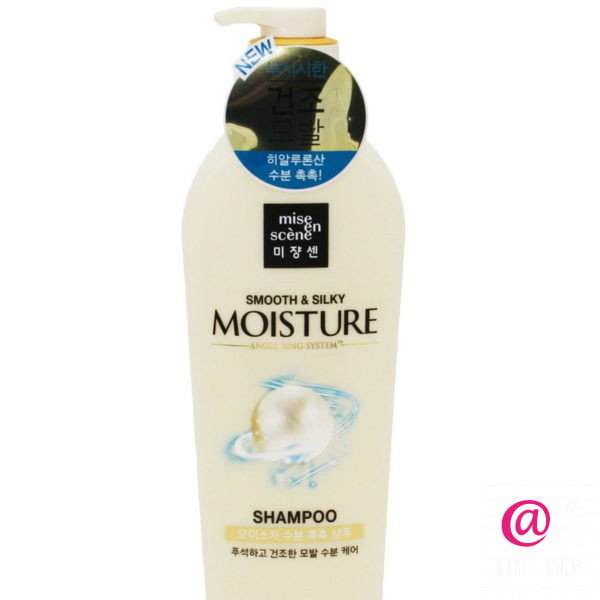MISE EN SCENE Увлажняющий шампунь для блеска волос Pearl Smooth & Silky Moisture Shampoo