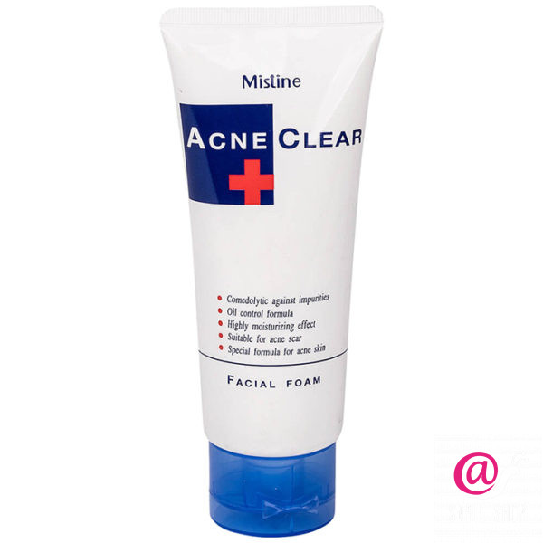 MISTINE Пенка для умывания от угрей и прыщей для проблемной кожи Acne Clear Facial Foam