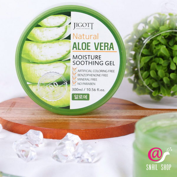 JIGOTT Увлажняющий гель для тела с экстрактом алоэ Natural Aloe Vera Moisture Soothing Gel