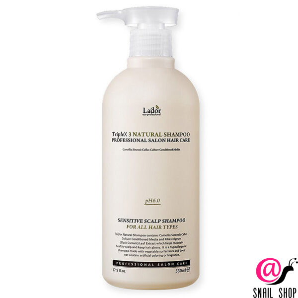 LA'DOR Шампунь с натуральными ингредиентами Triplex Natural Shampoo