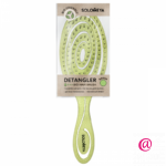 SOLOMEYA Расческа био для волос подвижная ЗЕЛЕНАЯ Solomeya Detangling Bio Hair Brush Green