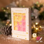 MI PASSION Сияющая бомбочка-вафля для ванны с ароматом "Северная клюква" в коробочке