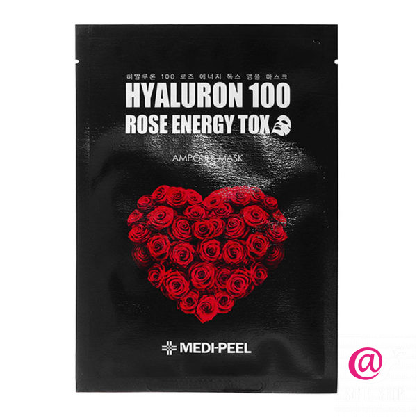 MEDI-PEEL Ампульная омолаживающая маска с розой Hyaluron 100 Rose Energy Tox