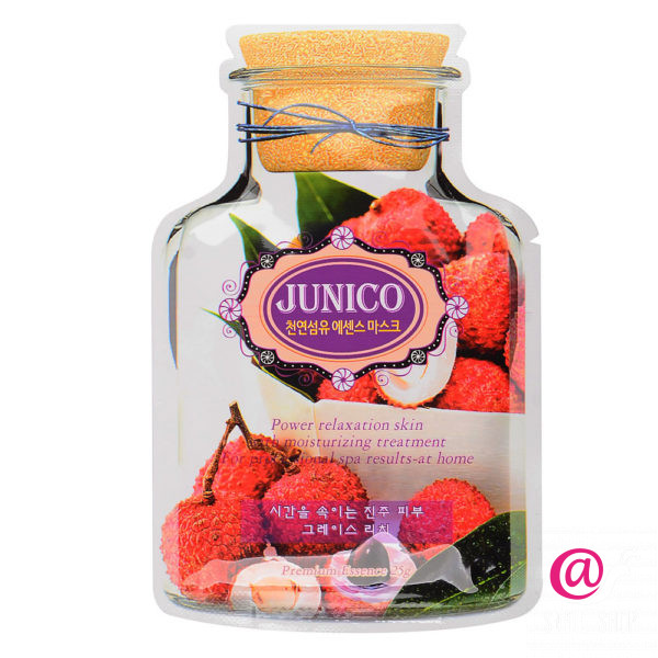 MIJIN Маска тканевая c экстрактом личи Junico Lychee Essence Mask