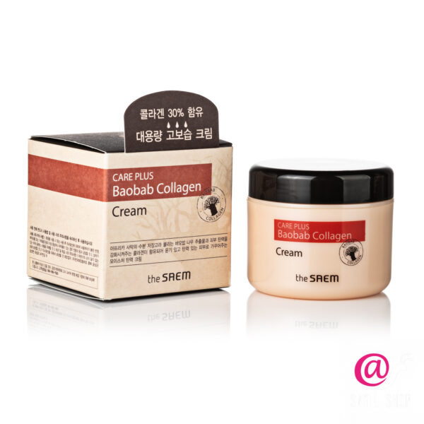 THE SAEM Крем коллагеновый баобаб Care Plus Baobab Collagen Cream