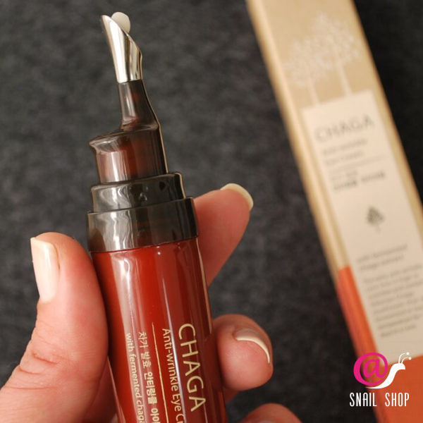 THE SAEM Крем для кожи вокруг глаз антивозрастной с экстрактом чаги CHAGA Anti-wrinkle Eye Cream