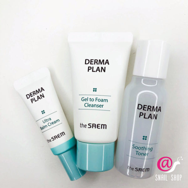 THE SAEM Набор для лица восстанавливающий Derma Plan Mini 3 Set