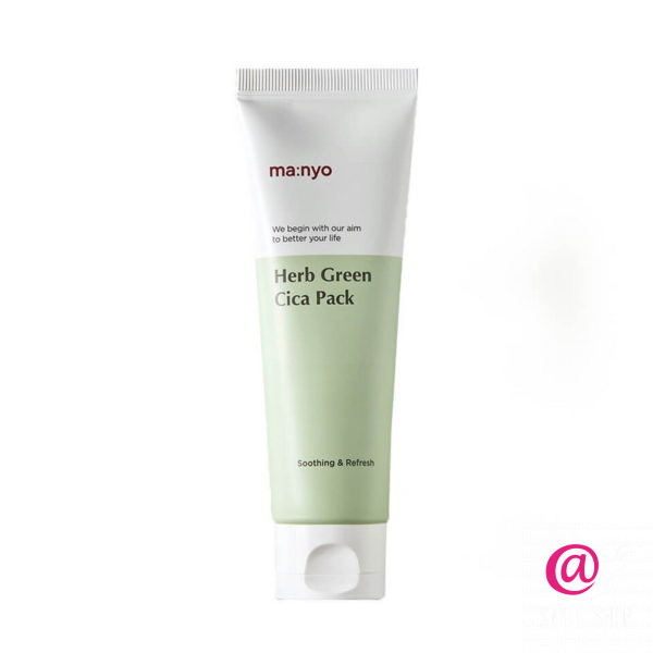 MA:NYO Успокаивающая маска для лица с экстрактом зеленого чая Herb Green Cica Pack