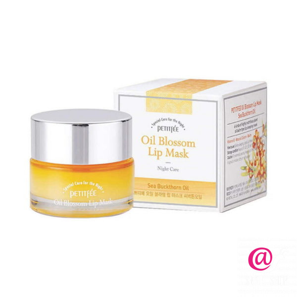 PETITFEE Ночная маска для губ с маслом облепихи Oil Blossom Lip Mask Sea Buckthorn Oil