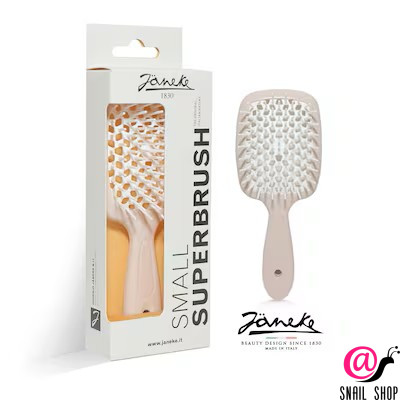 JANEKE Щетка для волос Superbrush (Бежево-белая 607588)
