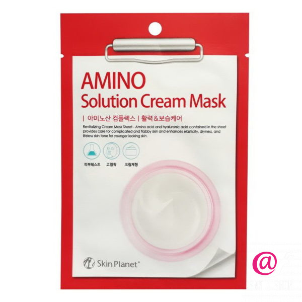 MIJIN Маска тканевая для лица с аминокислотами Skin Planet Amino Solution Cream Mask