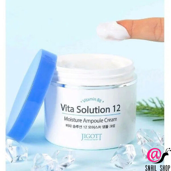 JIGOTT Увлажняющий ампульный крем для лица Vita Solution 12 Moisture Ampoule Cream