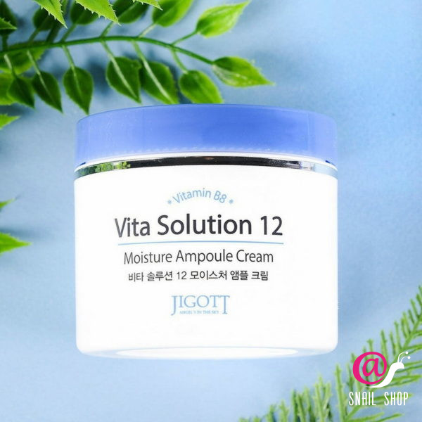 JIGOTT Увлажняющий ампульный крем для лица Vita Solution 12 Moisture Ampoule Cream