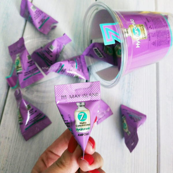 MAY ISLAND Сыворотка для лица гиалуроновой кислотой увлажняющая Seven Days Hyaluronic Amp