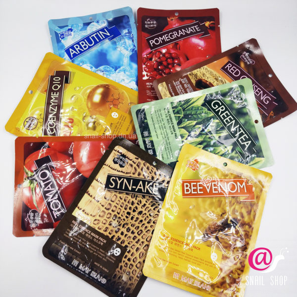 MAY ISLAND Маска для лица тканевая Real Essence Mask Pack