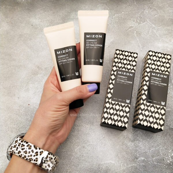 MIZON Корректирующий ББ крем с антивозрастным и увлажняющим эффектом Correct BB Cream Fitting Cover