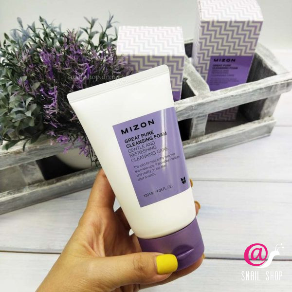 MIZON Скрабирующая пенка для очищения кожи лица Great Pure Cleansing Foam