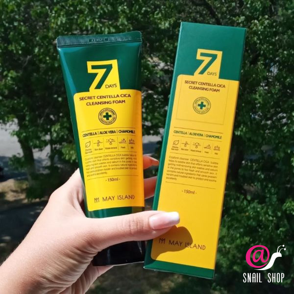 MAY ISLAND Очищающая пенка для проблемной кожи 7 Days Secret Centella Cica Cleansing Foam