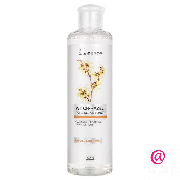 L’ARVORE Тонер с экстрактом гамамелиса для сужения пор Witch-Hazel Pore Clear Toner