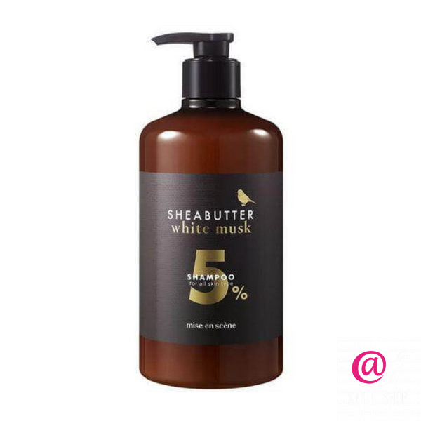 MISE EN SCENE Питательный шампунь с маслом ШИ Shea Butter Shampoo Whitemusk