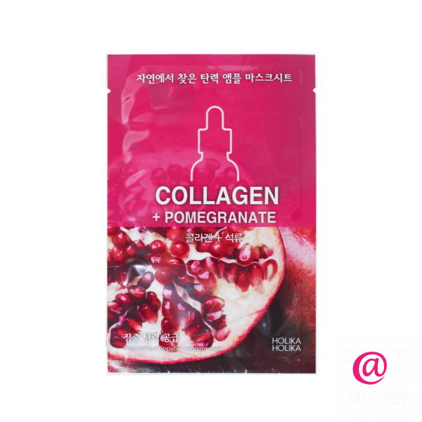HOLIKA HOLIKA Тканевая маска для лица с коллагеном Ampoule Essence Mask Sheet Collagen