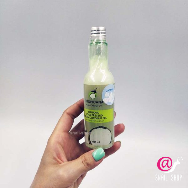 TROPICANA Масло для кожи и волос ЖАСМИН Organic Cold Pressed Virgin Coconut Oil Jasmine