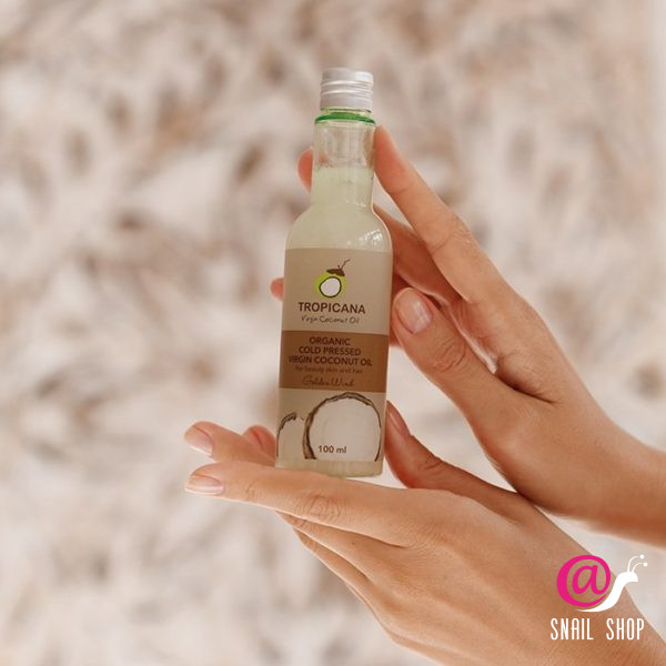 TROPICANA Масло для кожи и волос ЗОЛОТОЙ ВЕТЕР Organic Cold Pressed Virgin Coconut Oil Golden Wind