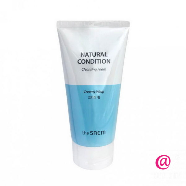 THE SAEM Пенка для умывания осветляющая Natural Condition Cleansing Foam Creamy Whip