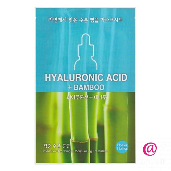 HOLIKA HOLIKA Тканевая маска для лица с гиалуроновой кислотой Ampoule Essence Mask Sheet Hyaluronic