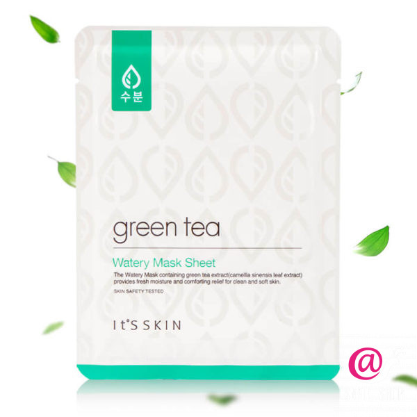 IT'S SKIN Тканевая маска для жирной и комбинированной кожи с зеленым чаем Green Tea Watery Mask Shee