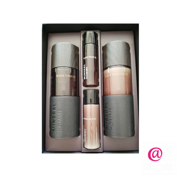 THE SAEM Увлажняющий набор для мужчин Mineral Homme Black EX 2 Set