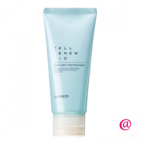 THE SAEM Пенка для умывания с растительными стволовыми клетками Cell Renew Bio Micro Peel Cleansing Foam
