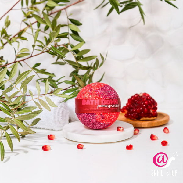 SAVONRY Бомбочка для ванн POMEGRANATE с маслами и экстрактом граната