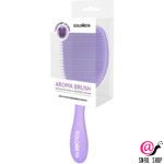 SOLOMEYA Расческа для сухих и влажных волос АРОМАТ ЛАВАНДЫ Wet Detangler Brush Cushion Lavender