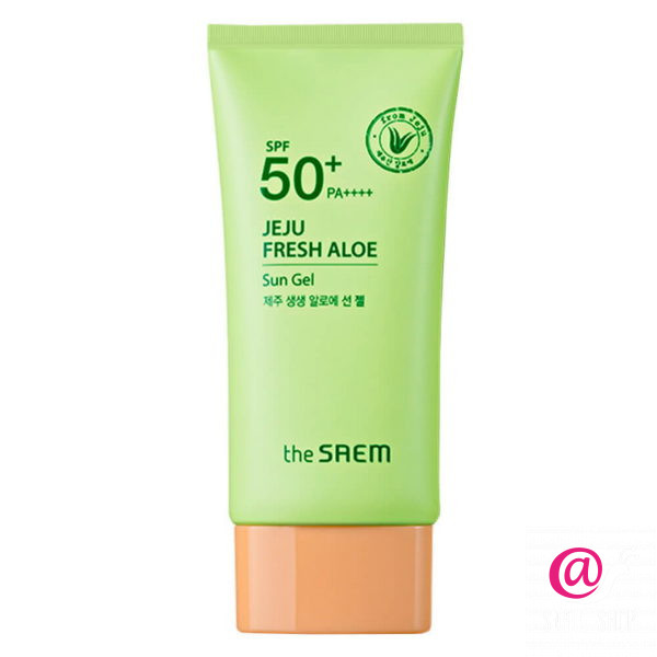 THE SAEM Солнцезащитный гель-молочко Jeju Fresh Aloe Sun Gel SPF50+ PA++++