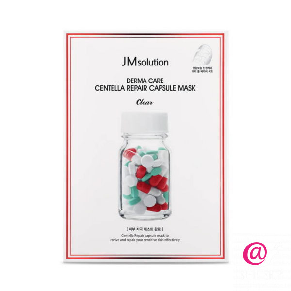 JM SOLUTION Тканевая маска с центеллой азиатской Derma Care Centella Repair Capsule Mask