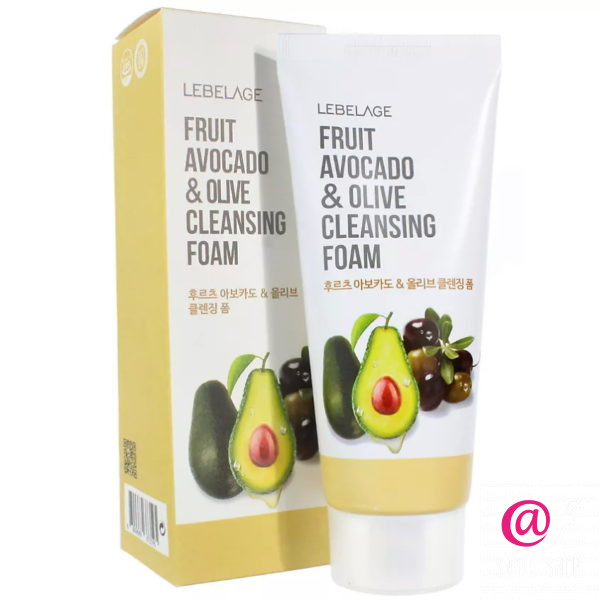 LEBELAGE Пенка для лица с экстрактом авокадо и оливы Fruit Avocado & Olive Cleansing Foam
