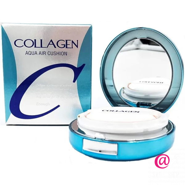 ENOUGH Увлажняющий тональный кушон с коллагеном Collagen Aqua Air Cushion SPF50+ PA+++