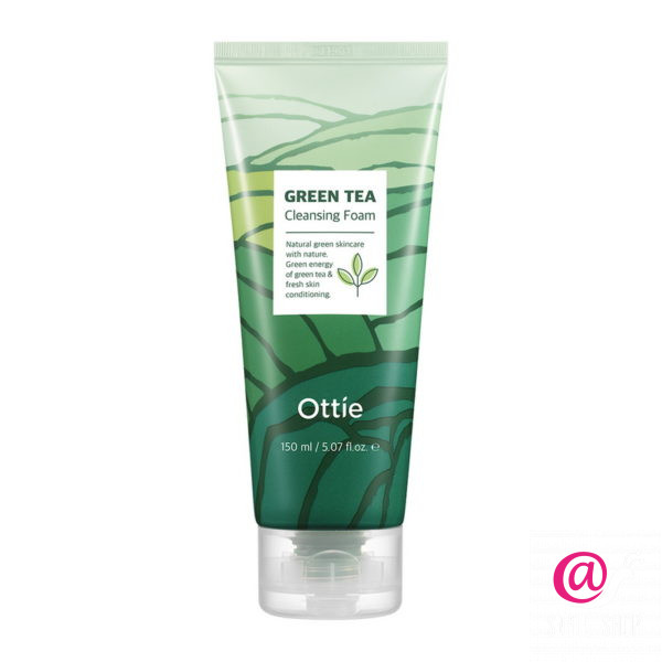 OTTIE Пенка для умывания с зеленым чаем Green Tea Cleansing Foam