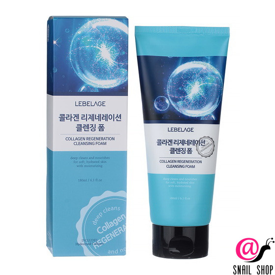 LEBELAGE Пенка для лица очищающая с коллагеном Cleansing Foam Collagen