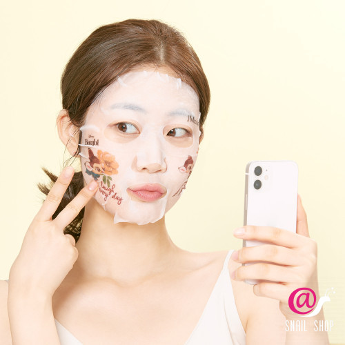 JM SOLUTION Тканевая маска с облепихой и витаминным комплексом Selfie Vital Vitamin Tree Fruit Mask