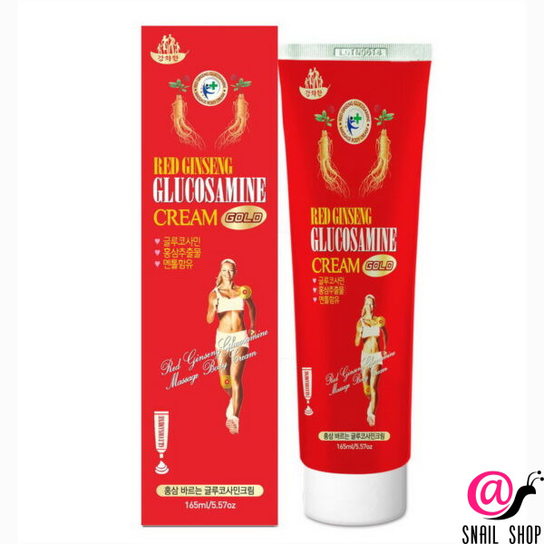 DAEJEON Крем для тела массажный с красным женьшенем Red Ginseng Glucosamine Cream Gold