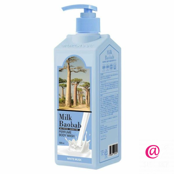 MilkBaobab Гель для душа с ароматом белого мускуса Perfume Body Wash White Musk