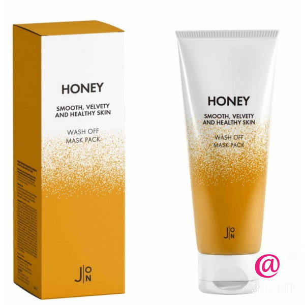 J:ON Маска для лица МЕД Honey Smooth Velvety and Healthy Skin Wash Off Mask Pack