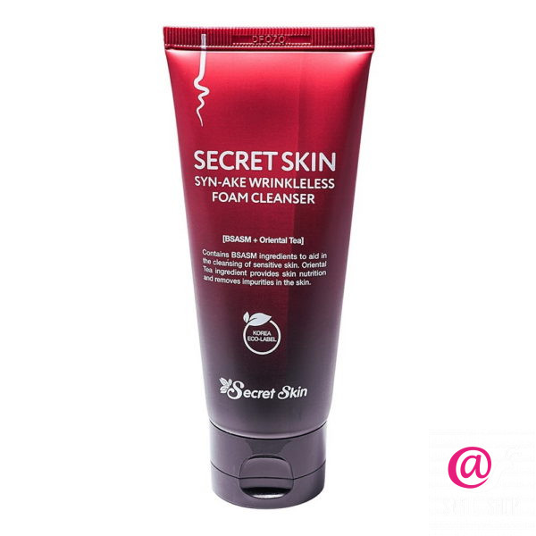 SECRET SKIN Пенка для лица антивозрастная Syn-ake Wrinkleless Foam Cleanser