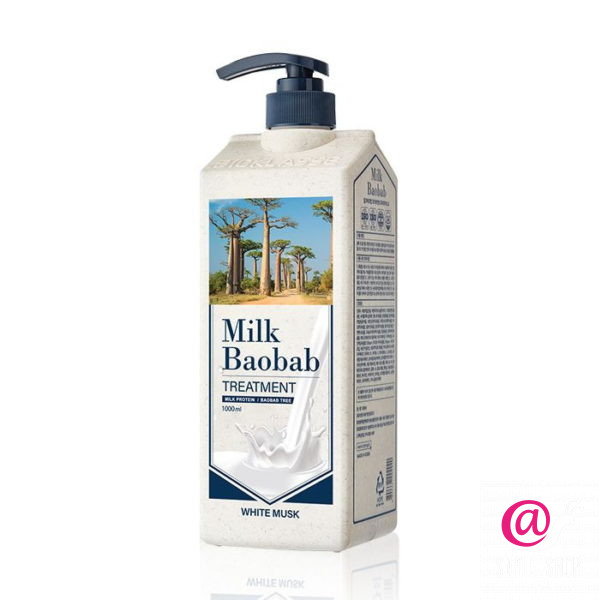 MilkBaobab Бальзам для волос с ароматом белого мускуса Original Treatment White Musk 1000мл