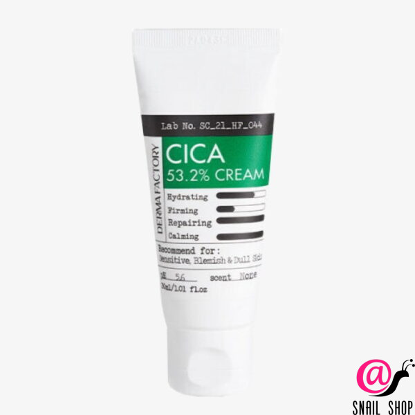 DERMA FACTORY Крем для лица с экстрактом центеллы азиатской Cica 53.2% Cream