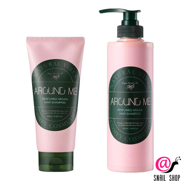 WELCOS Шампунь для волос парфюмированный с экстрактом арганы Around Me Perfumed Argan Hair Shampoo