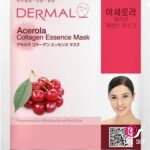 DERMAL Тканевая маска для лица с экстрактом плодов ацеролы Acerola Collagen Essence Mask